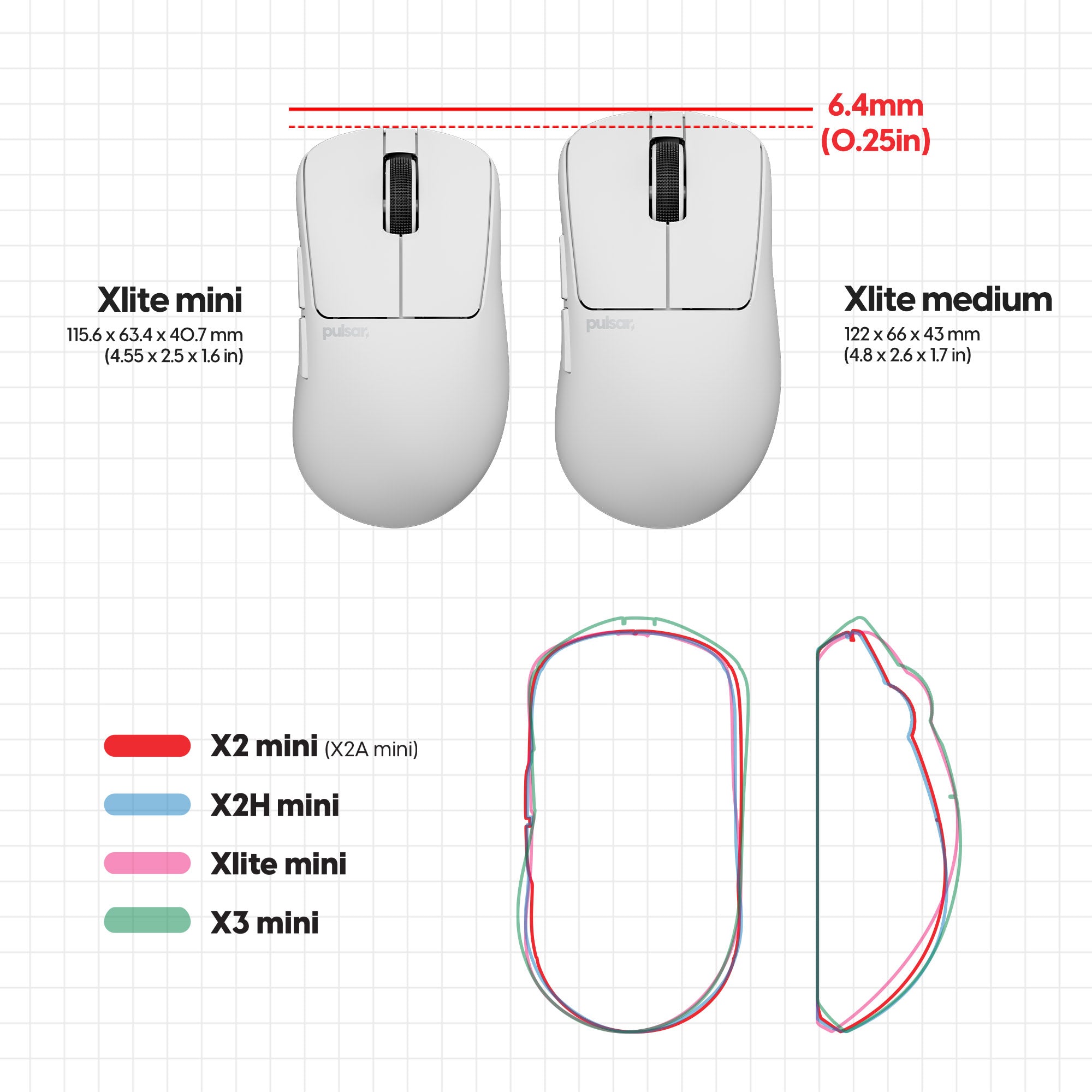 Pulsar Xlite CrazyLight Gaming Mouse