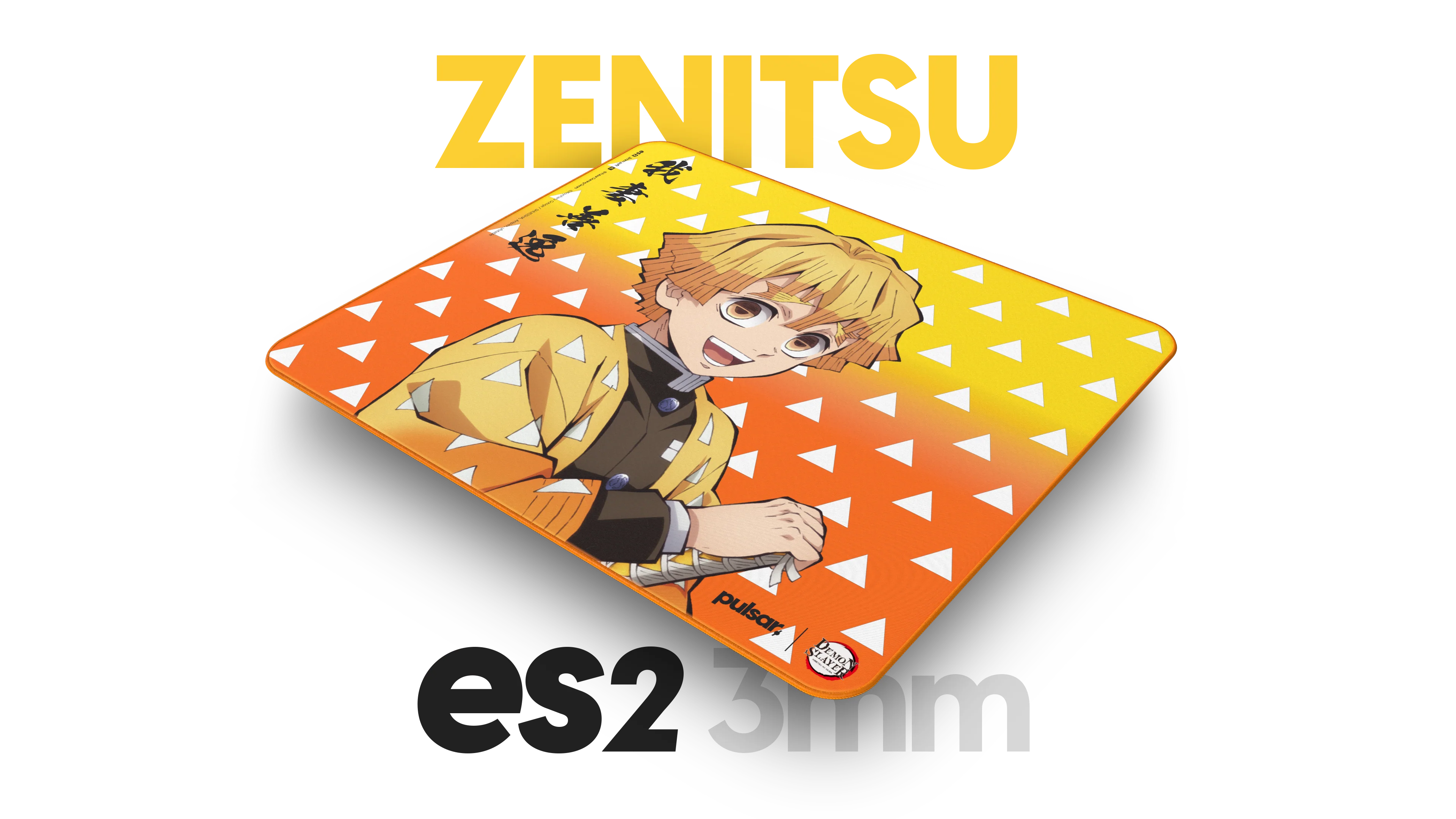[Demon Slayer] ES2 ZENITSU eSports Mousepad 3mm XL (Medium Speed)
