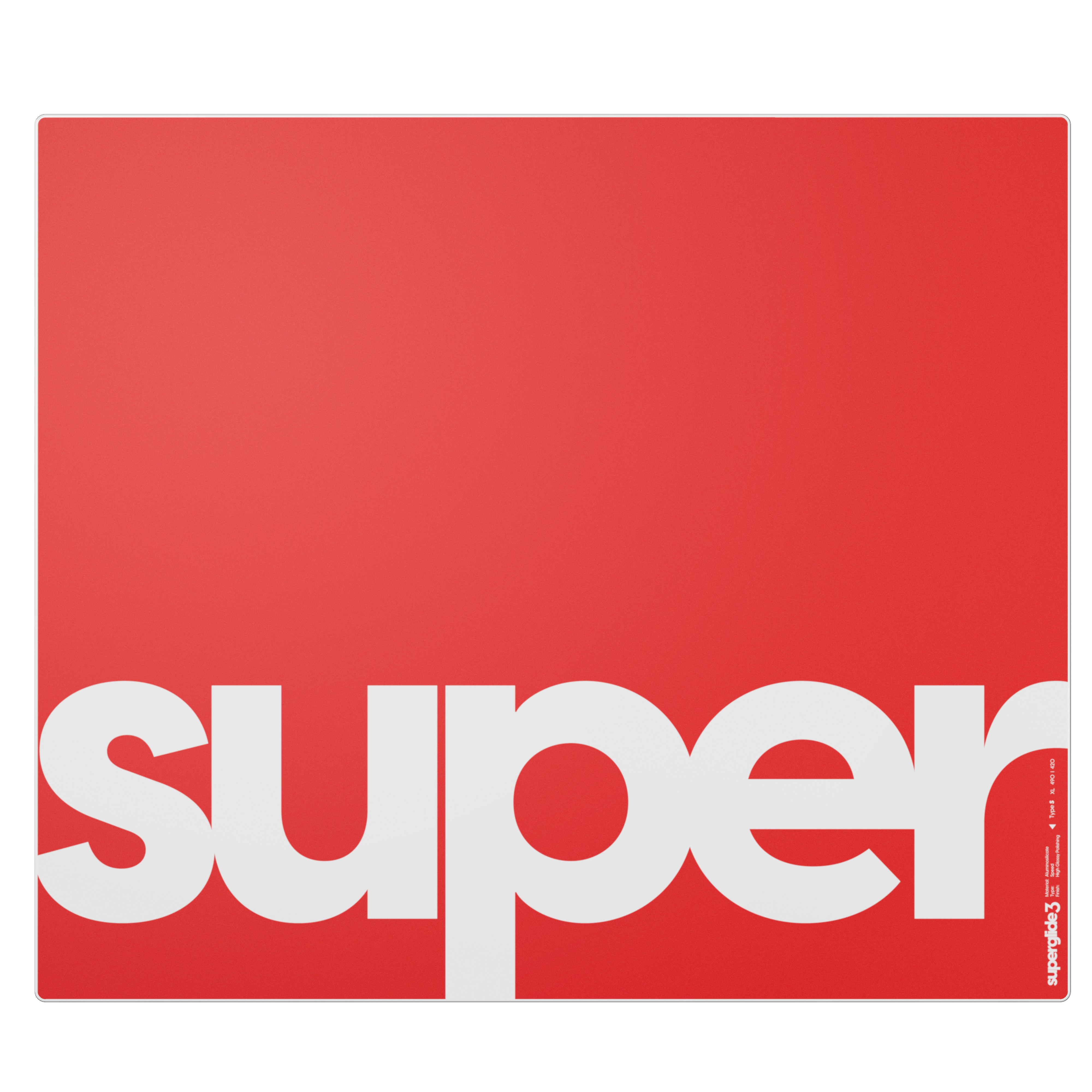 Superglide 3 Glass Mousepad - Type S